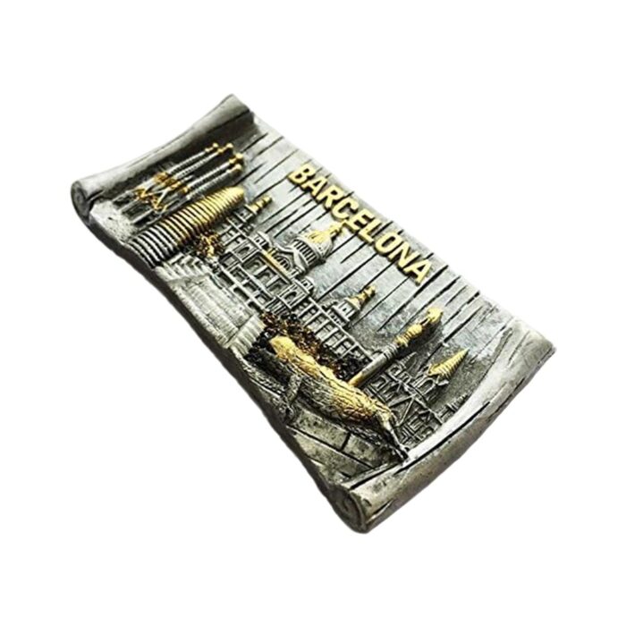 barcelona city spain fridge magnet gaudi architecture souvenir & creative board decoration