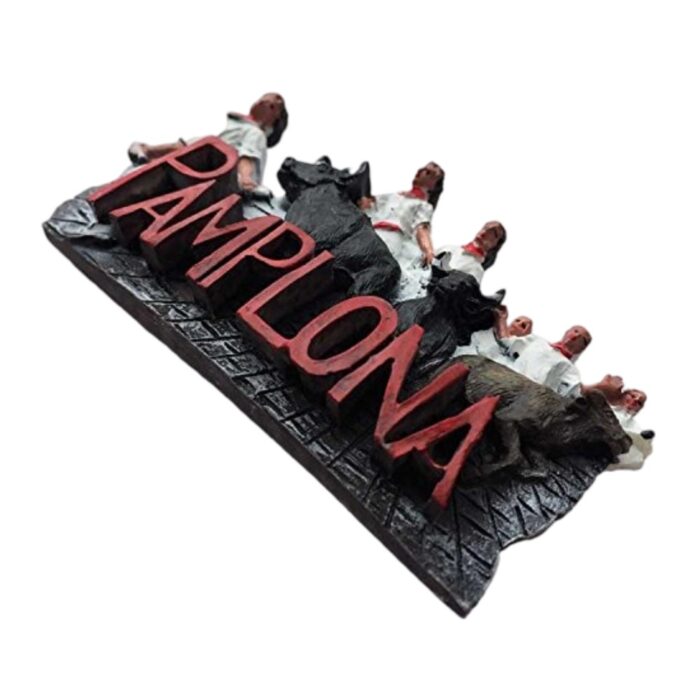 pamplona spain fridge magnet running of the bulls festival collectible & travel keepsake
