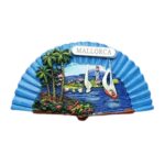 mallorca island spain fridge magnet blue fan scenic travel gift & whiteboard ornament