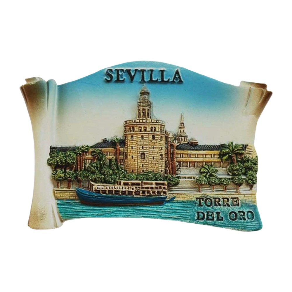 seville torre del oro spain fridge magnet andalusian landmark souvenir & fridge art piece