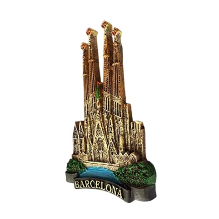 barcelona sagrada familia fridge magnet gaudi architecture collectible & elegant travel gift