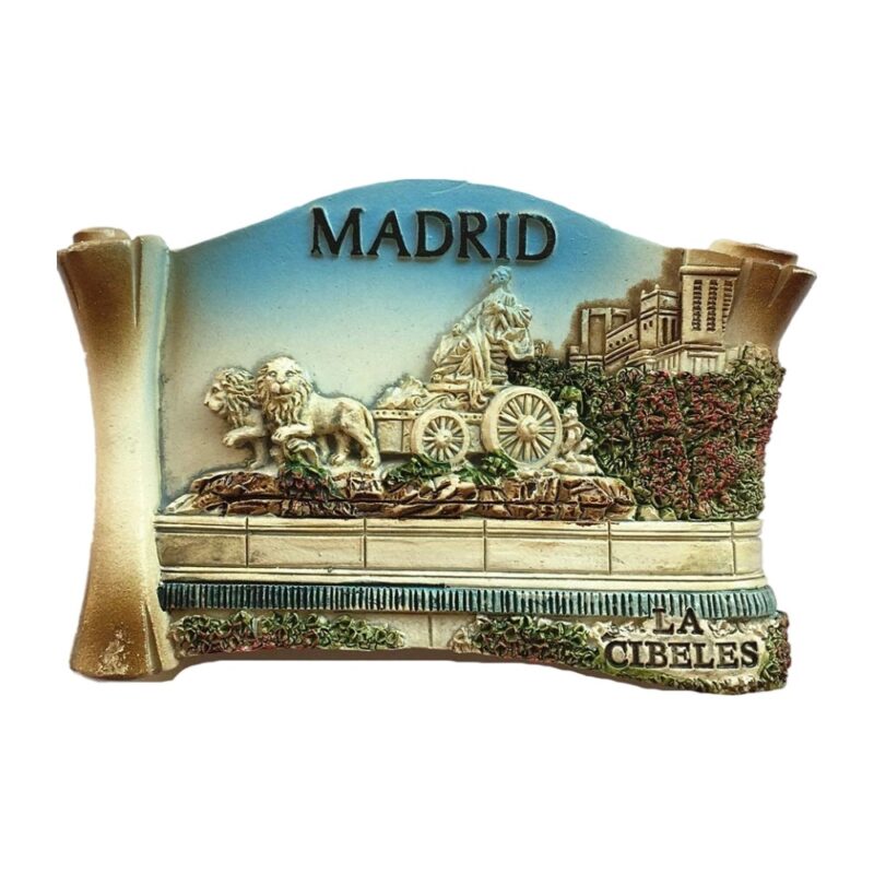 madrid cibeles fountain spain fridge magnet iconic landmark souvenir & fridge display piece