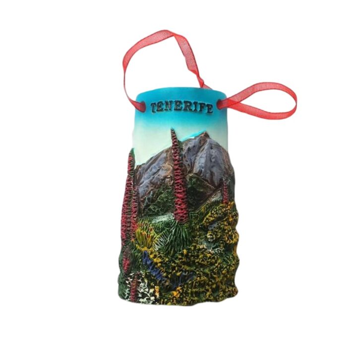 tenerife volcano spain fridge magnet teide national park souvenir & hanging ornament decor