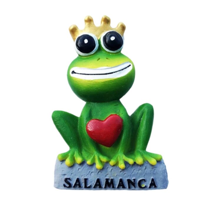 salamanca spain frog king fridge magnet – fun spanish gift idea & novelty home decoration