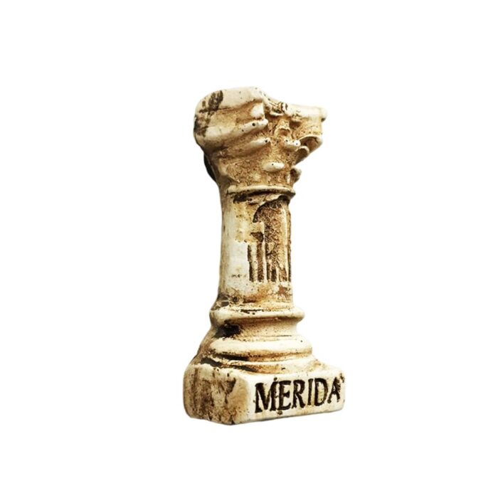 merida spain roman column fridge magnet – ancient landmark souvenir & historical keepsake