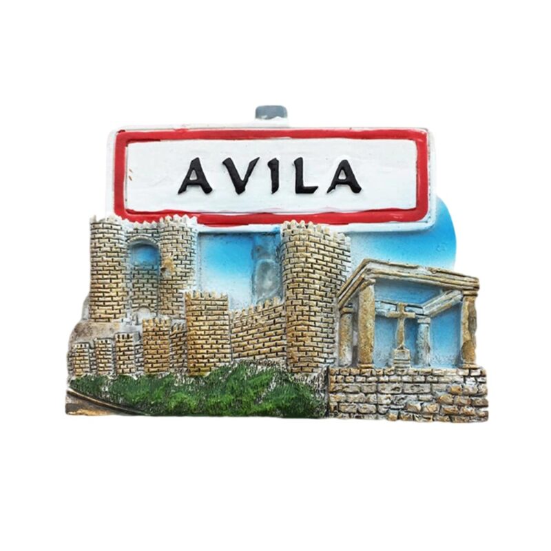 avila spain city wall fridge magnet – stone fortress travel keepsake & cultural decor
