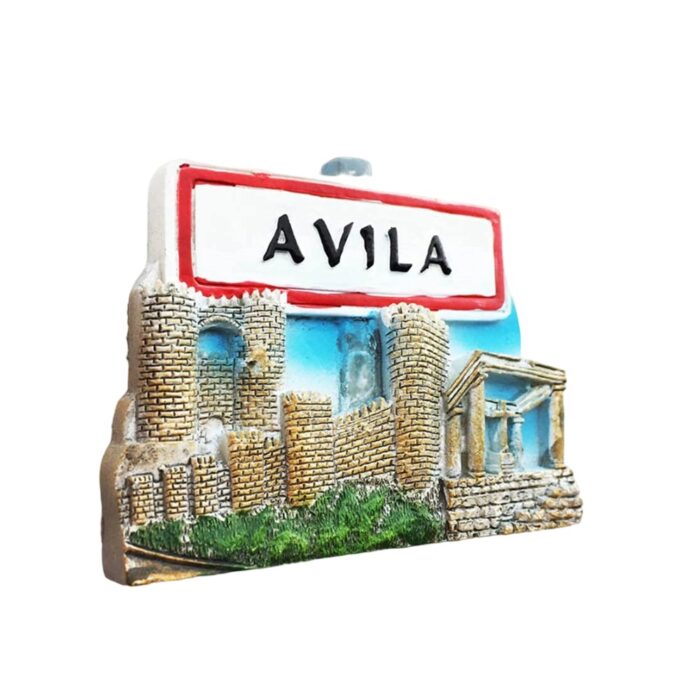 avila spain city wall fridge magnet – stone fortress travel keepsake & cultural decor