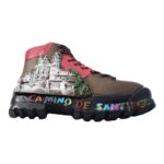 camino de santiago spain hiking boot fridge magnet – pilgrimage trail souvenir & adventure gift