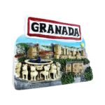 granada spain fridge magnet – alhambra palace scenic souvenir for travel lovers & home decor accent