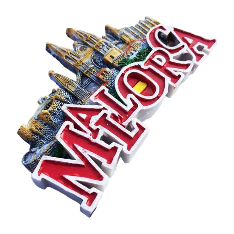 mallorca spain fridge magnet – gothic cathedral island souvenir for spain lovers & fridge decoration