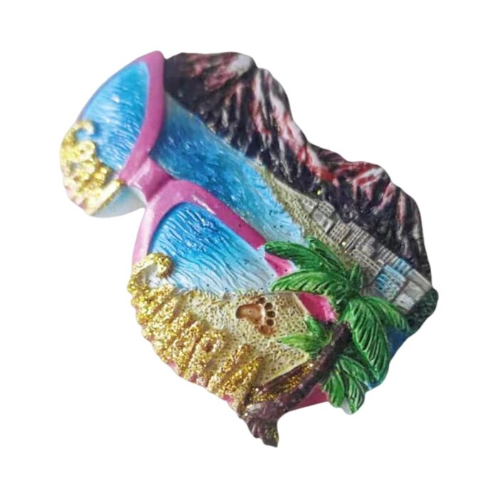 gran canaria spain fridge magnet – beach sunglasses & palm island souvenir for tropical vacation vibes