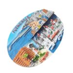 fuengirola spain fridge magnet – beach cityscape souvenir for coastal travel memories & fridge display