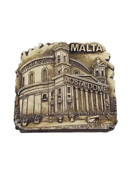mosta dome malta fridge magnet vintage travel souvenir & kitchen decoration