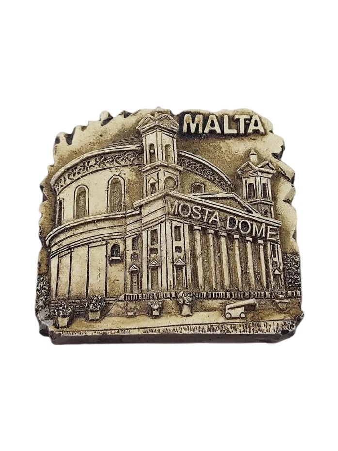 mosta dome malta fridge magnet vintage travel souvenir & kitchen decoration