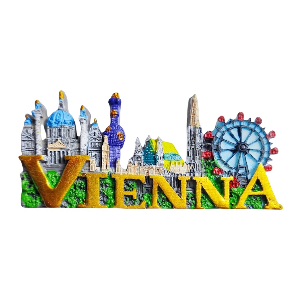 vienna austria fridge magnet elegant european landmark souvenir & magnetic art display