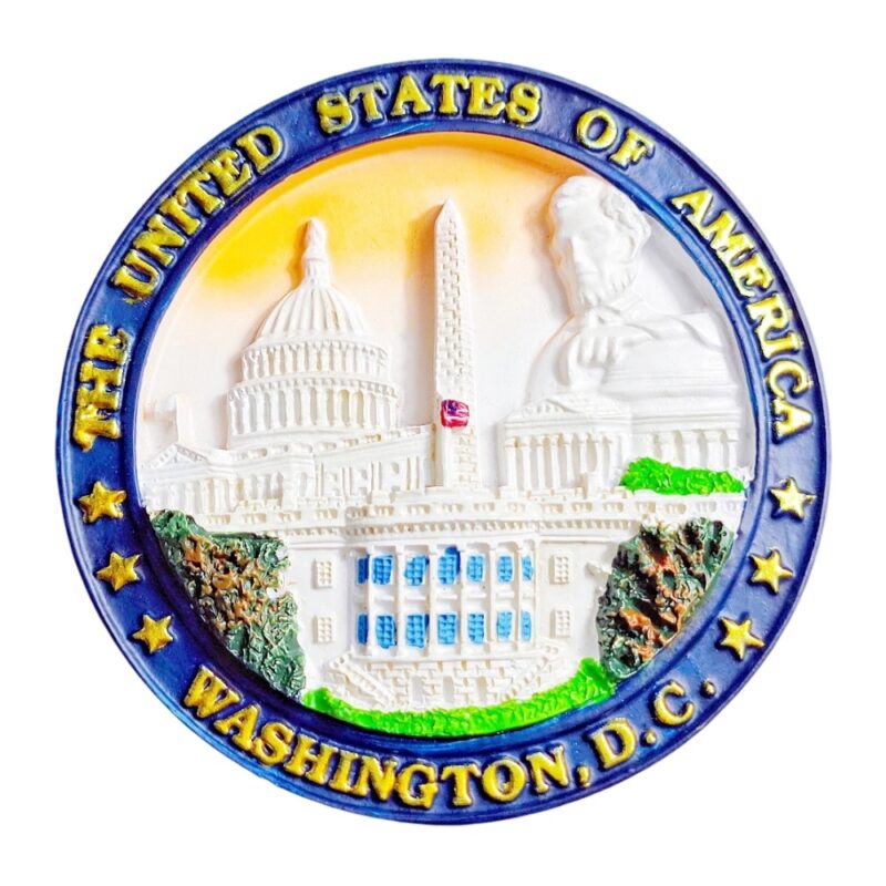 washington d.c. usa fridge magnet patriotic american landmark gift & political travel decor