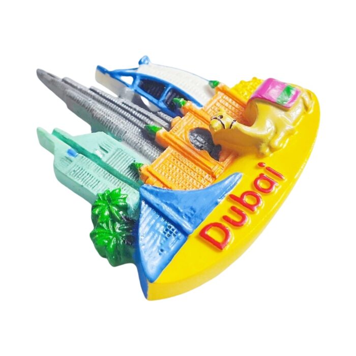 dubai uae fridge magnet middle eastern landmark souvenir & exotic travel decor