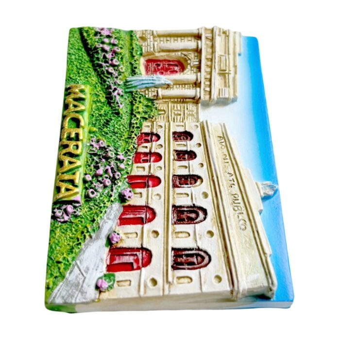macerata italy fridge magnet – historic landmark 3d souvenir & whiteboard ornament