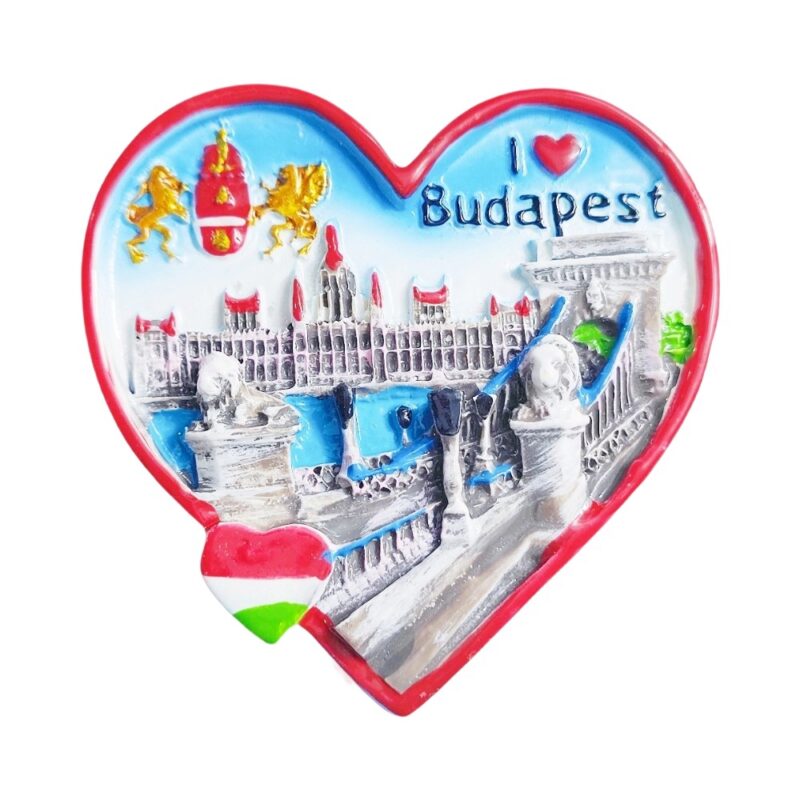 budapest hungary fridge magnet romantic city heart keepsake & cultural gift