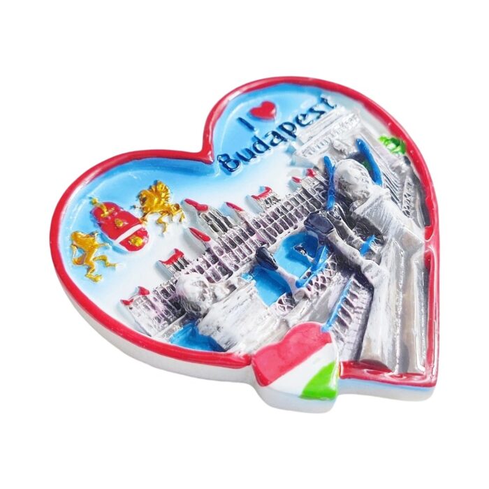 budapest hungary fridge magnet romantic city heart keepsake & cultural gift