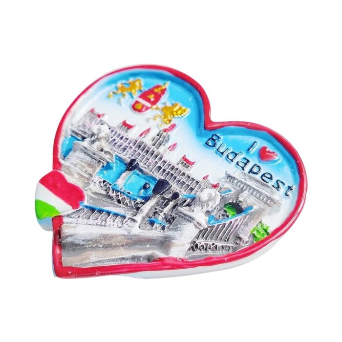 budapest hungary fridge magnet romantic city heart keepsake & cultural gift