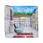 cologne germany fridge magnet rhine river city view souvenir & pretzel frame decor