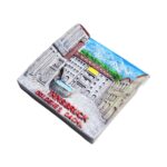 cologne germany fridge magnet rhine river city view souvenir & pretzel frame decor