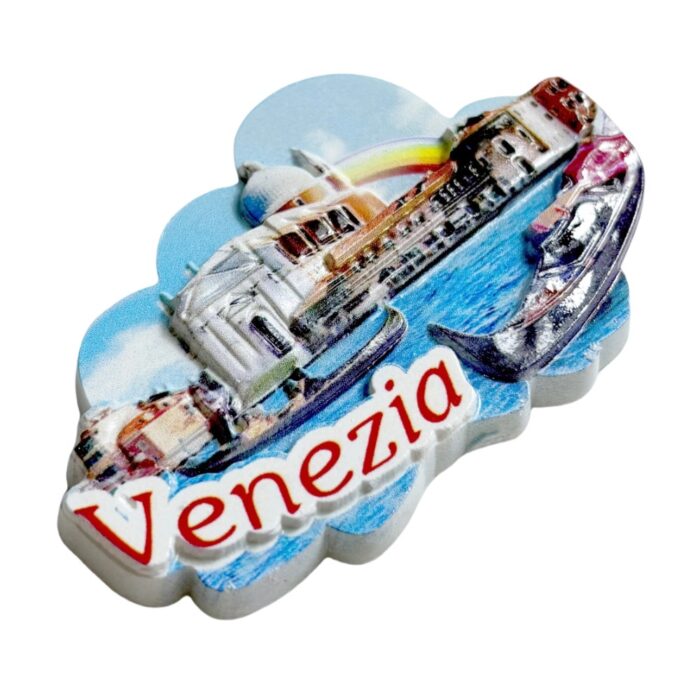 venezia italy fridge magnet – gondola travel souvenir & venice water city decor