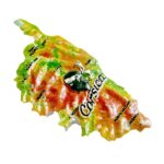 corsica island france fridge magnet – map shape souvenir for world travelers & collectors