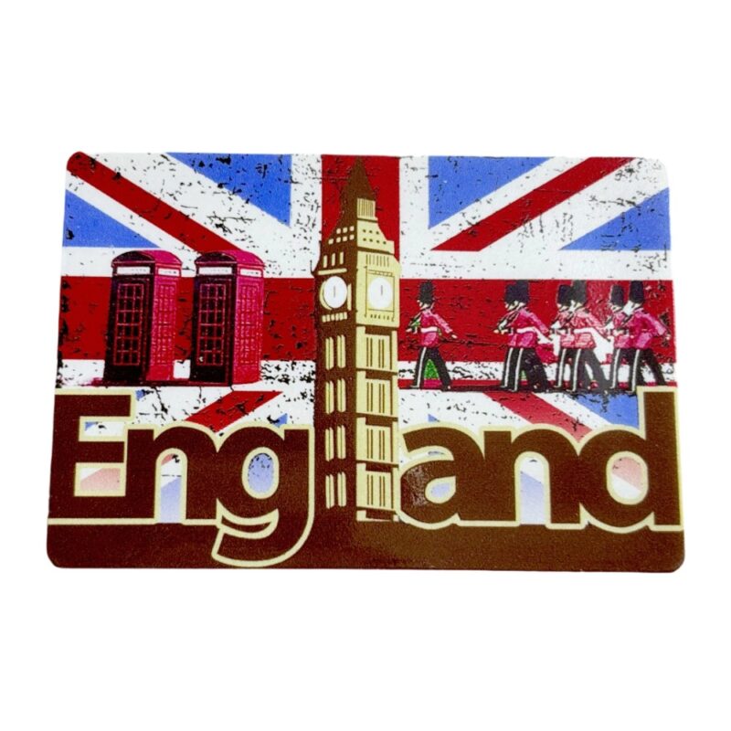england fridge magnet – big ben & union jack souvenir for british heritage display