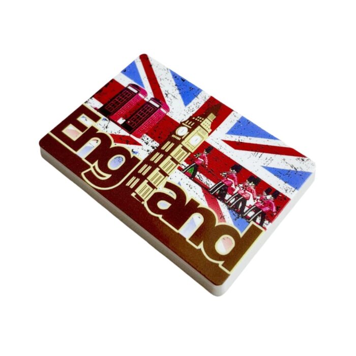 england fridge magnet – big ben & union jack souvenir for british heritage display