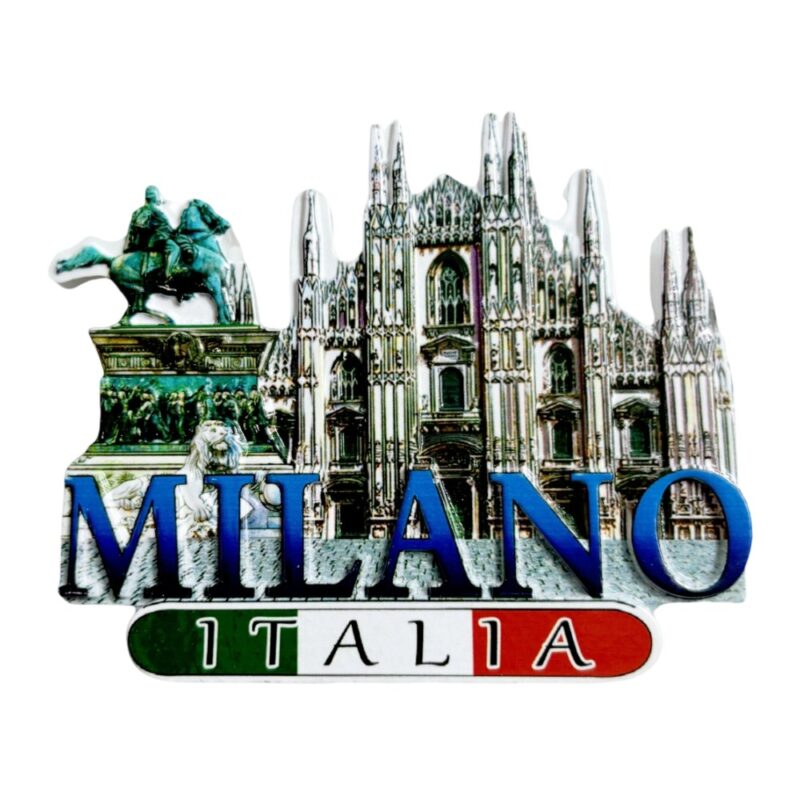 milano italy fridge magnet – duomo cathedral design travel gift for art lovers