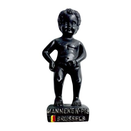 brussels belgium fridge magnet – manneken pis statue collectible with european charm