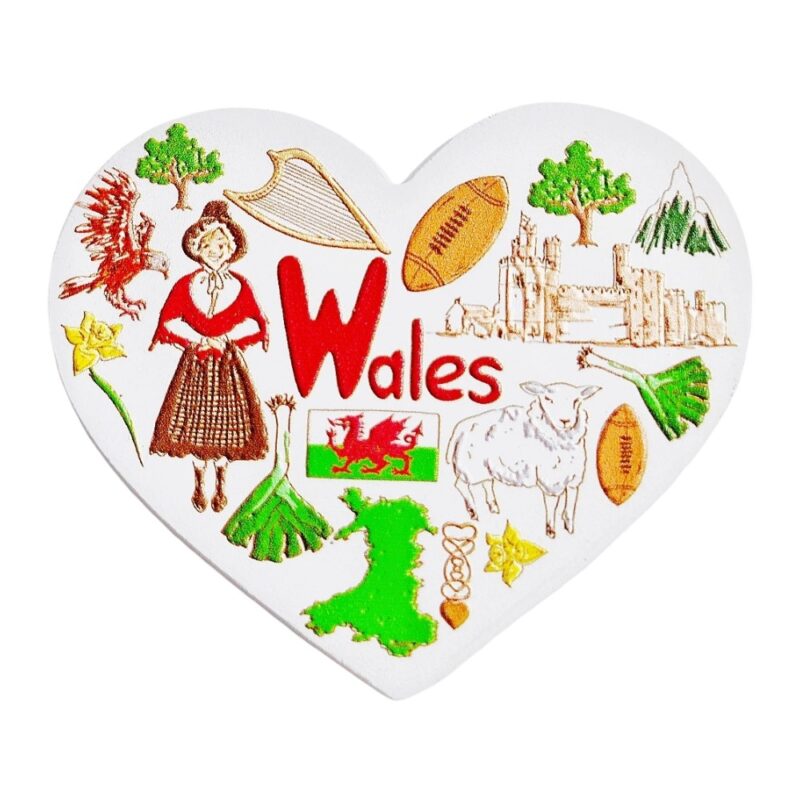 wales united kingdom fridge magnet british heritage gift & refrigerator decoration