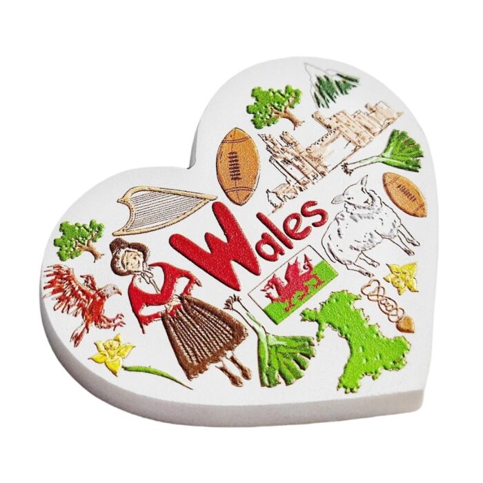 wales united kingdom fridge magnet british heritage gift & refrigerator decoration