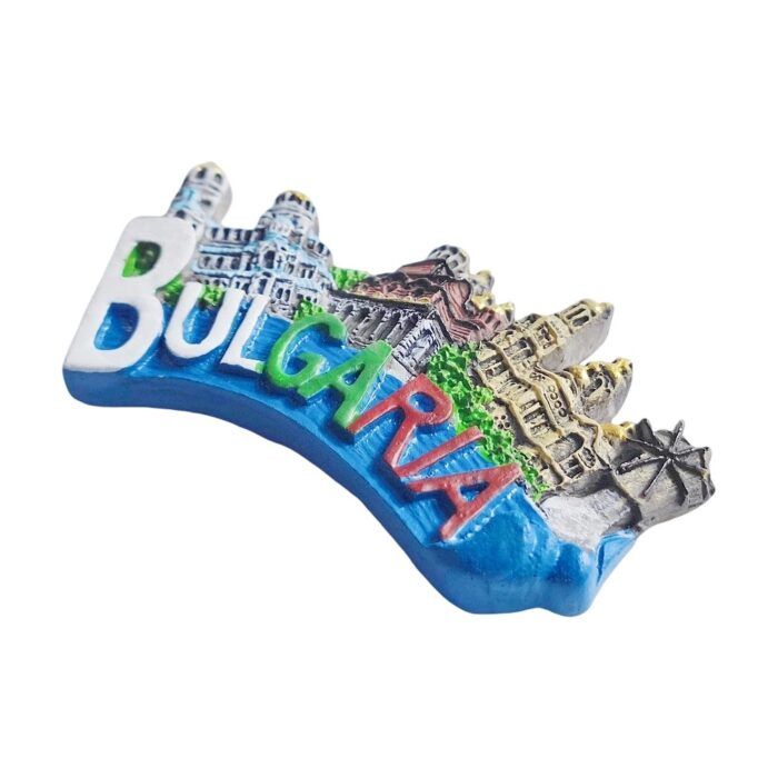bulgaria fridge magnet national monument skyline travel keepsake & eastern europe decor