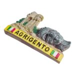 agrigento italy fridge magnet – ancient temple valley travel memento & refrigerator art
