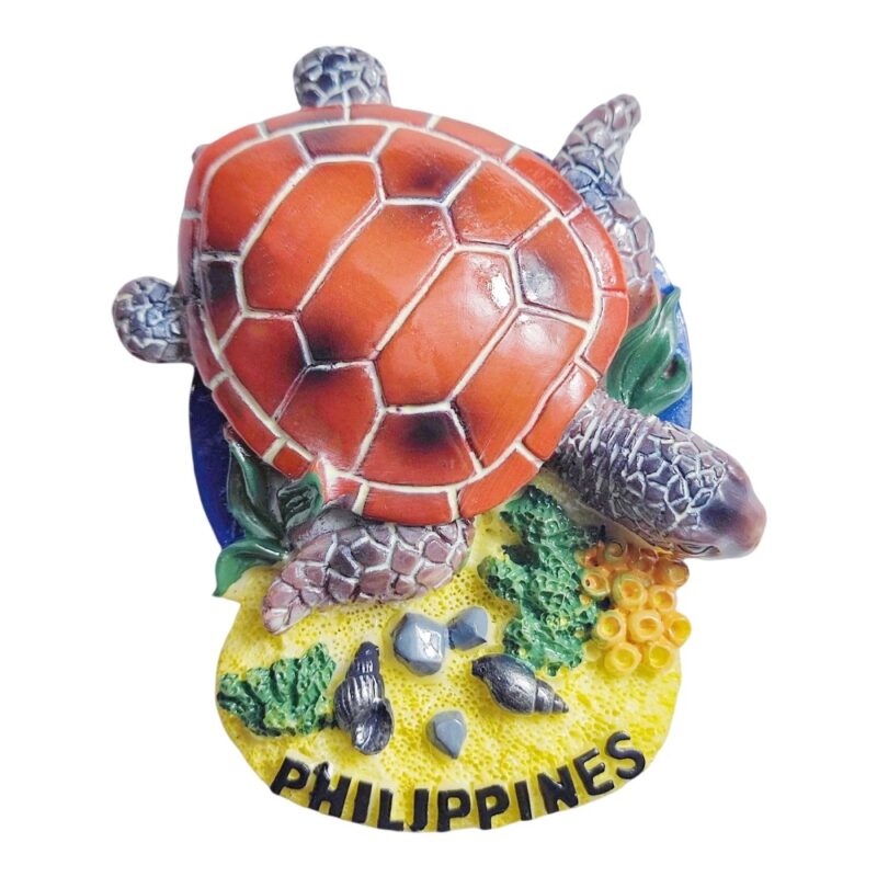 philippines turtle fridge magnet marine animal travel souvenir & island ocean decor