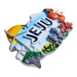 jeju island korea fridge magnet scenic travel gift & floral magnet for nature decor