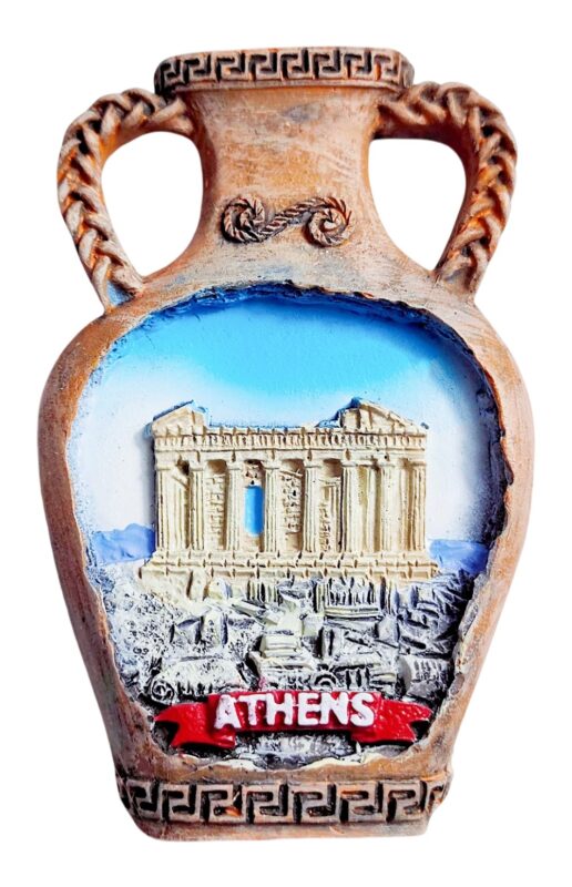 athens greece fridge magnet ancient parthenon travel souvenir gift & greek heritage decor