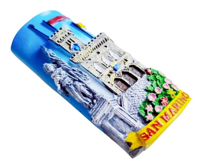 san marino fridge magnet palazzo pubblico landmark travel gift & miniature european collectible