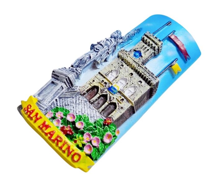 san marino fridge magnet palazzo pubblico landmark travel gift & miniature european collectible
