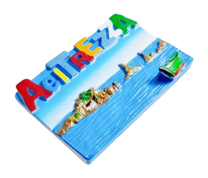 aci trezza italy fridge magnet coastal sicily island travel gift & mediterranean ocean decor