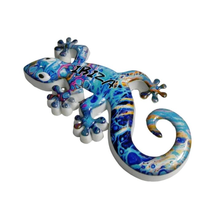 ibiza gecko fridge magnet spain island party souvenir & artistic home decoration