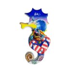 bali seahorse fridge magnet indonesia beach paradise gift & exotic travel decor
