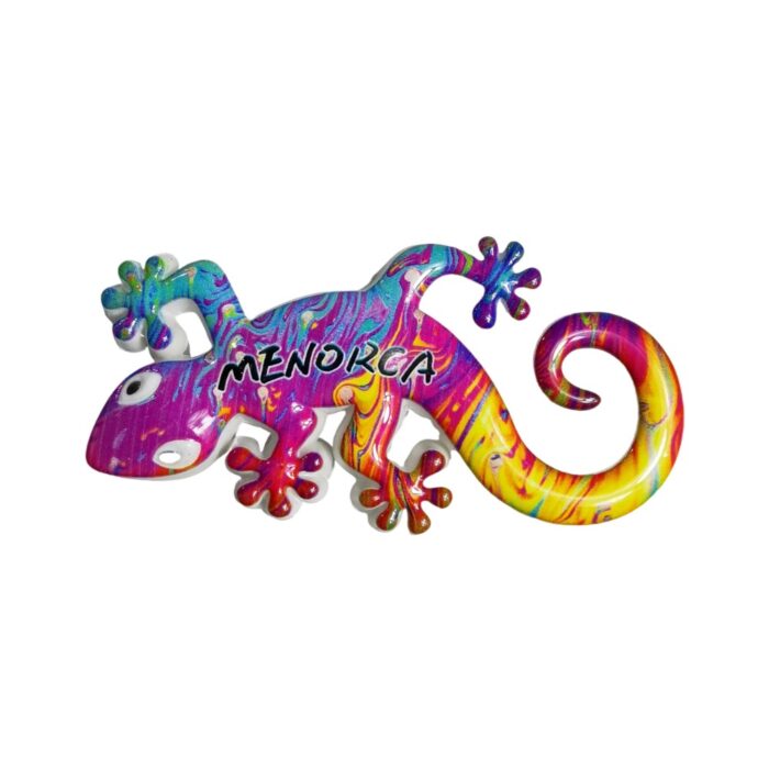 menorca lizard fridge magnet spain island vacation keepsake & color splash decor