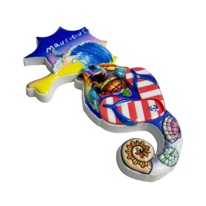mauritius sea turtle fridge magnet tropical island gift & ocean souvenir decor