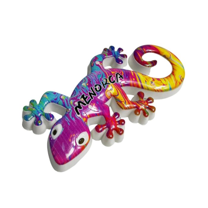menorca lizard fridge magnet spain island vacation keepsake & color splash decor