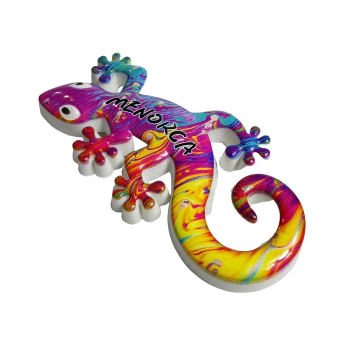 menorca lizard fridge magnet spain island vacation keepsake & color splash decor