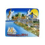 torremolinos spain fridge magnet mediterranean coastline souvenir & beach town decor